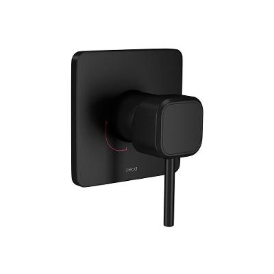 Acabamento Monocomando Para Chuveiro Deca You 4993.bl105.chu.mt Quadrado Black Matte