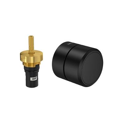 Acabamento Para Registro De Pressão Deca You 4916.bl104.pq.mt Redondo 1-2" E 3-4" Black Matte