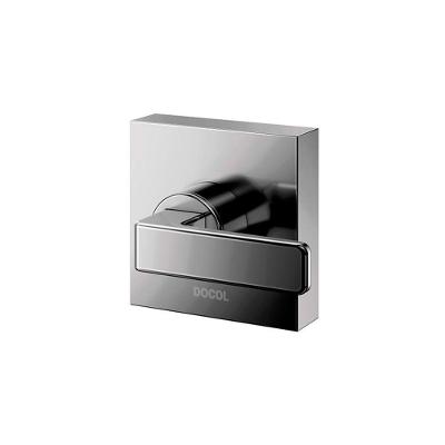 Acabamento Para Registro Docol Stillo 823948 Docolbase 1-2", 3-4" E 1" Grafite Polido