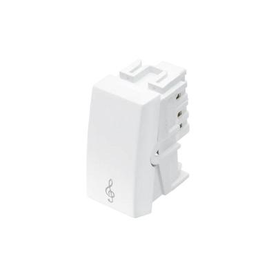 Módulo Pulsador Para Campainha Fame Habitat 16a Branco