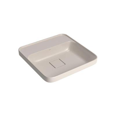 Cuba De Sobrepor Deca Slim 40x40 L.21040.m.26 Quadrada Com Mesa Barbante