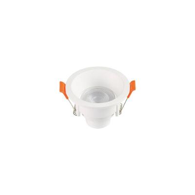 Spot De Led Recuado Blumenau Slim 3w Redondo Branco Bivolt 6500k Luz Branca