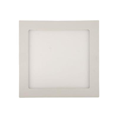 Painel De Led Blumenau Slim Quadrado De Embutir 24w Bivolt 3000k Luz Amarela
