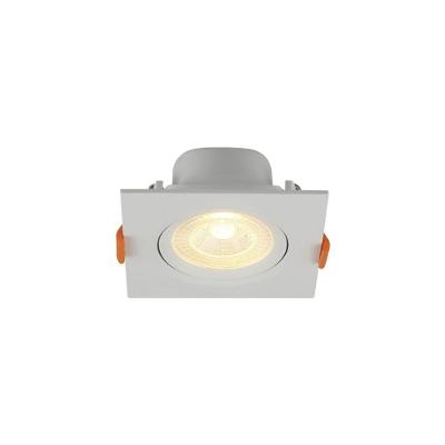 Spot De Led Blumenau Slim Quadrado 8w Bivolt 3000k Luz Amarela