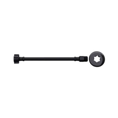 Engate Flexível De Pvc Blukit Com 40cm Preto