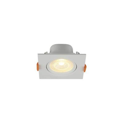 Spot De Led Blumenau Slim Quadrado 3w Bivolt 3000k Luz Amarela