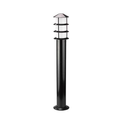 Poste Balizador Germany Oriental 75cm E27 Bivolt Preto Fosco