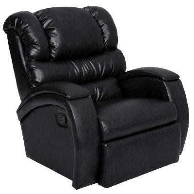 Poltrona Do Papai Reclinável Giratória Balanço Zero Wall Biorne F05 Corano Preto B - Lyam Decor