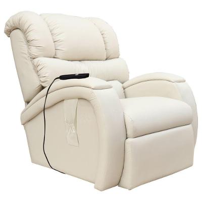Poltrona Do Papai Reclinável Elétrica Com Controle Biorne F05 Corano Bege - Lyam Decor
