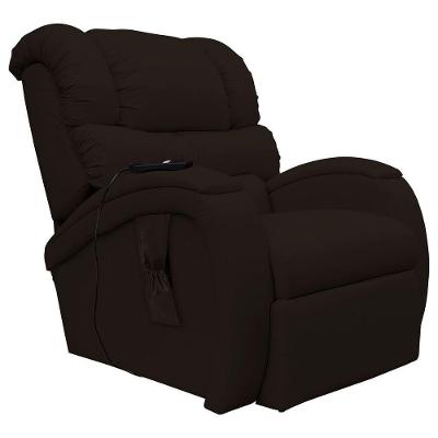 Poltrona Do Papai Reclinável Elétrica Com Controle Biorne F05 Corano Marrom - Lyam Decor