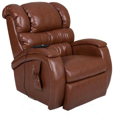 Poltrona Do Papai Reclinável Elétrica Com Controle Biorne F05 Corano Caramelo Brilho - Lyam Decor