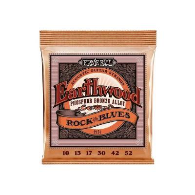 Encordoamento 010"-052" P-violão Aço Earthwood Rock And Blues Phosphor Bronze Ernie Ball P02151