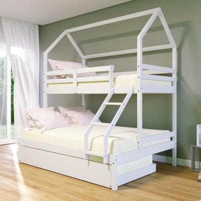 Treliche Casinha Casal-Solteiro Slim Rb Madeira Maciça Branco Housin