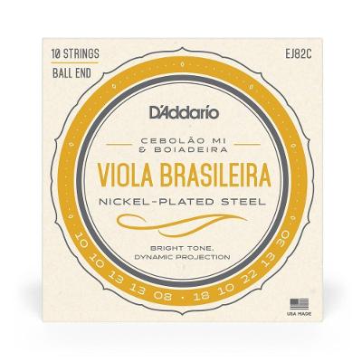 Encordoamento Para Viola D Addario Ej82c Nickel Plated Steel .010