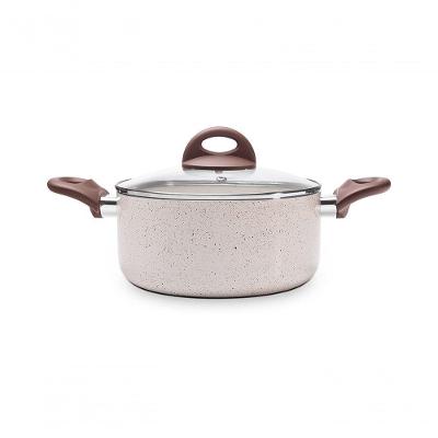Caçarola Com Tampa ø24 Ceramic Life Granada Indução - Brinox 24 Cm Vanilla Brinox