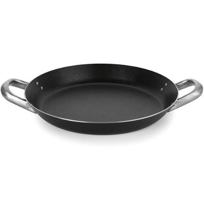 Paellera G Profissional Preta 43 Cm 5 L Em Alumínio Com Revestimento Interno Antiaderente Multiflon