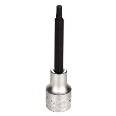 Soquete Em Aço Cromo Vanádio Ponta Hexagonal Longa 3/16" - Encaixe 1/2" Tramontina Pro Tramontina