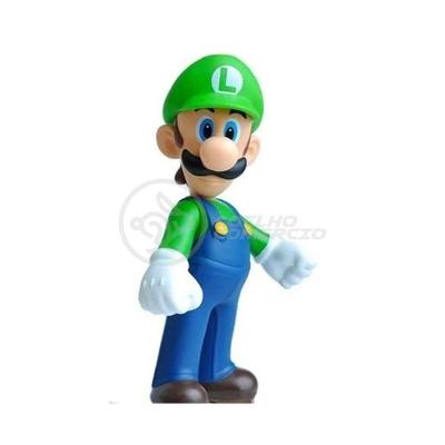 Boneco Action Figure Luigi Super Size 23Cm Super Mario