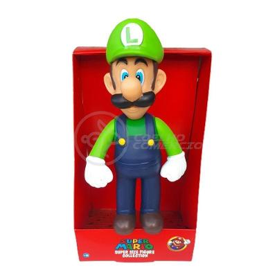 Boneco Action Figure Luigi Super Size 23Cm Super Mario