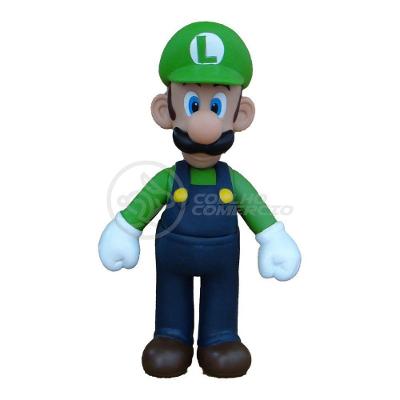 Boneco Luigi Grande Super Size 23Cm - Super Mario
