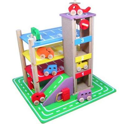 Posto De Gasolina Com GaragemMadeiraMultiBem Infantil