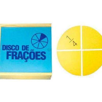 Brinquedos Educativos Disco de Frações 24 Peças
