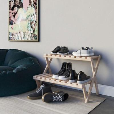 Conjunto Duplo De Prateleiras Design Escada Portatil