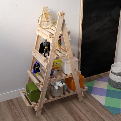Conjunto De Prateleiras Escada Multifuncional