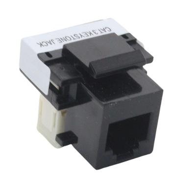 Conector Rj 11 Keystone 4 Pinos - Preto