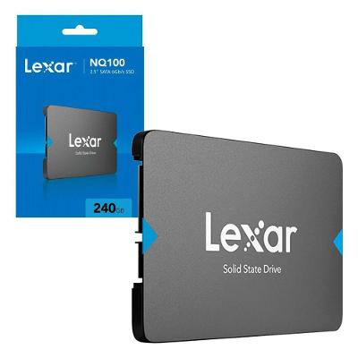 Hd Ssd 240gb Lexar Nq100, Leitura 550mb/s, 2.5" Sata Iii