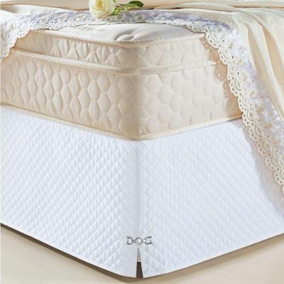 Saia Para Cama Box Solteiro Veneza 1 Peça Branco
