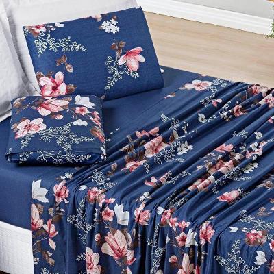Jogo De Lençol Queen Avere 200 Fios Estampado 4 Peças Encantada