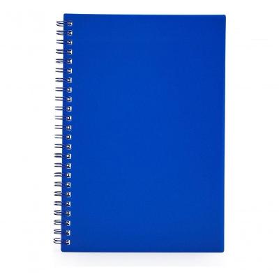 Caderno A5 Capa De Plástico Com 80 Folhas 1 Matéria Cor Azul