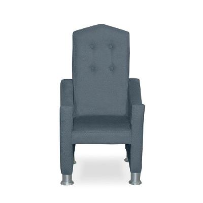 Mini Cadeira Poltrona Infantil Troninho Decorativa Suede Azul Turquesa