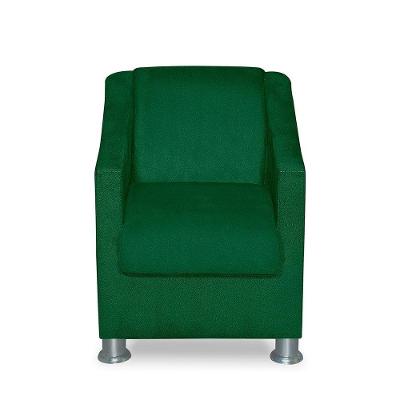 Mini Poltrona Cadeira Infantil Tilla De Criança Suede Verde