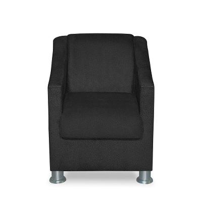 Mini Poltrona Cadeira Infantil Tilla De Criança Suede Preto