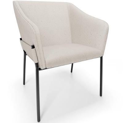 Cadeira Para Sala De Jantar Estar Living Olívia L02 Linho Cru