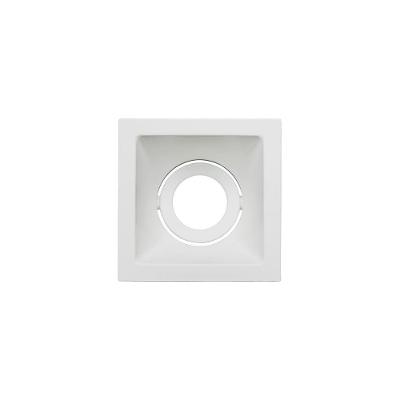 Spot De Embutir Recuado Stella Square Mr11 Gu10 Quadrado Bivolt Branco