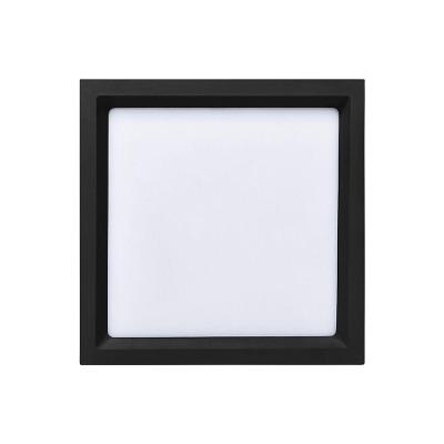 Painel De Led Stella Quadrado Deep De Embutir Recuado 22w Bivolt Preto 4000k Luz Neutra