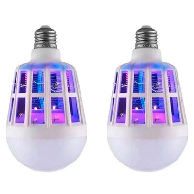 Kit 2 Lâmpadas Led Repelente Elétrico Mata Mosquito 15 W 127v-220v