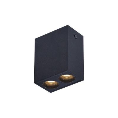 Spot De Sobrepor Nordecor Powerus Led 4w Bivolt Preto 3000k Luz Amarela
