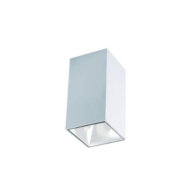 Spot De Sobrepor Recuado Blumenau Lince Para Lâmpada Mr16 Quadrado Bivolt Branco
