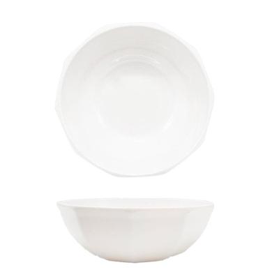 Kit 8 Tigelas De Melamina Gourmet Poligonal 1,2l 19x6,5cm