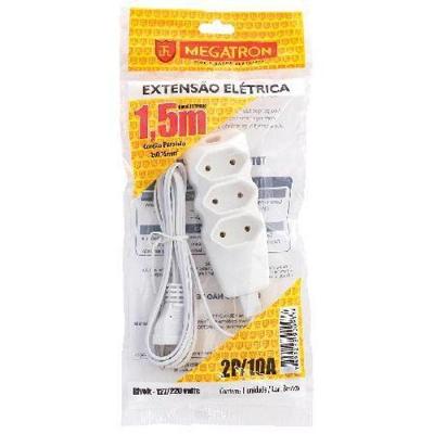 Extensao Cabo Pl 2x0,75 1,5 Metros Branca 93