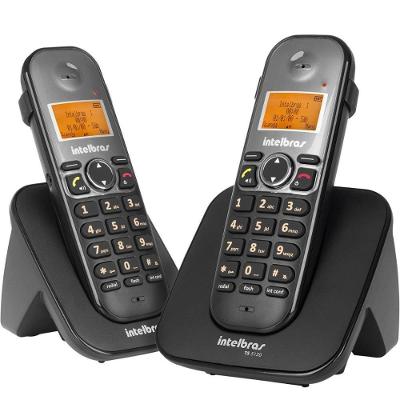 Telefone Intelbras Sem Fio Ts 5122 Base E Ramal - Preto - 4125122
