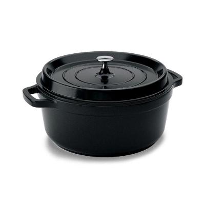 Cacarola Redonda 25,4x11cm 4,3l Pa9000-24pr Hercules Na Cor Preta