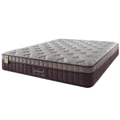 Colchão Casal Detroit Molas Ensacadas Visco Gel Pillow In Marrom
