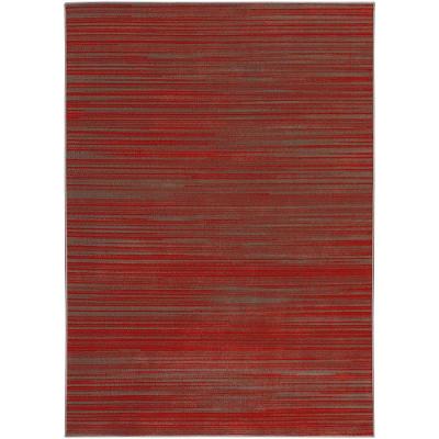 Tapete Para Sala School Risca Vermelho 2,50x3,50 São Carlos