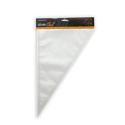 Saco De Confeitar Reforçado Descartável Médio 37 X 25 Cm - 5 Un