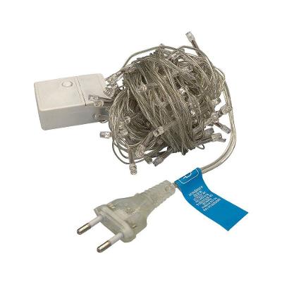 Varal Pisca Pisca 100 Leds Coloridos 9m Com 8 Funções Cor:branco Frio